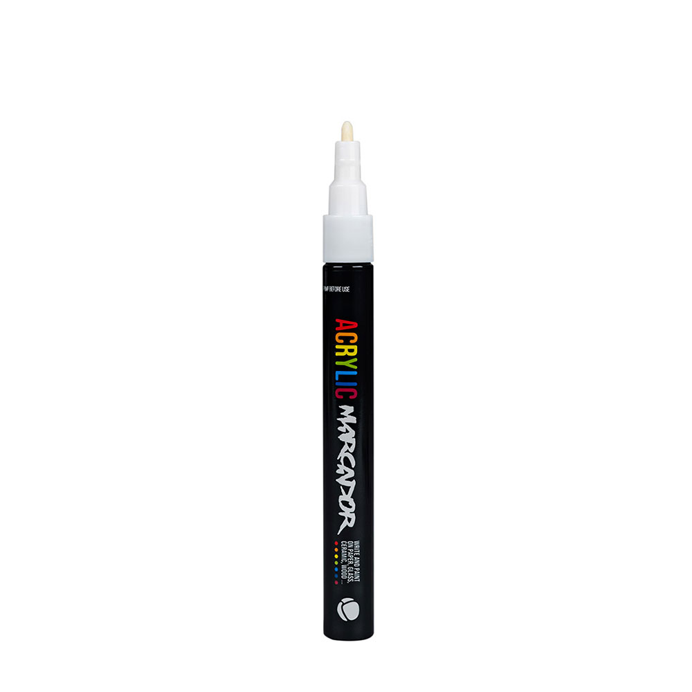 ROTULADOR ACRÍLICO MONTANA 2mm BLANCO