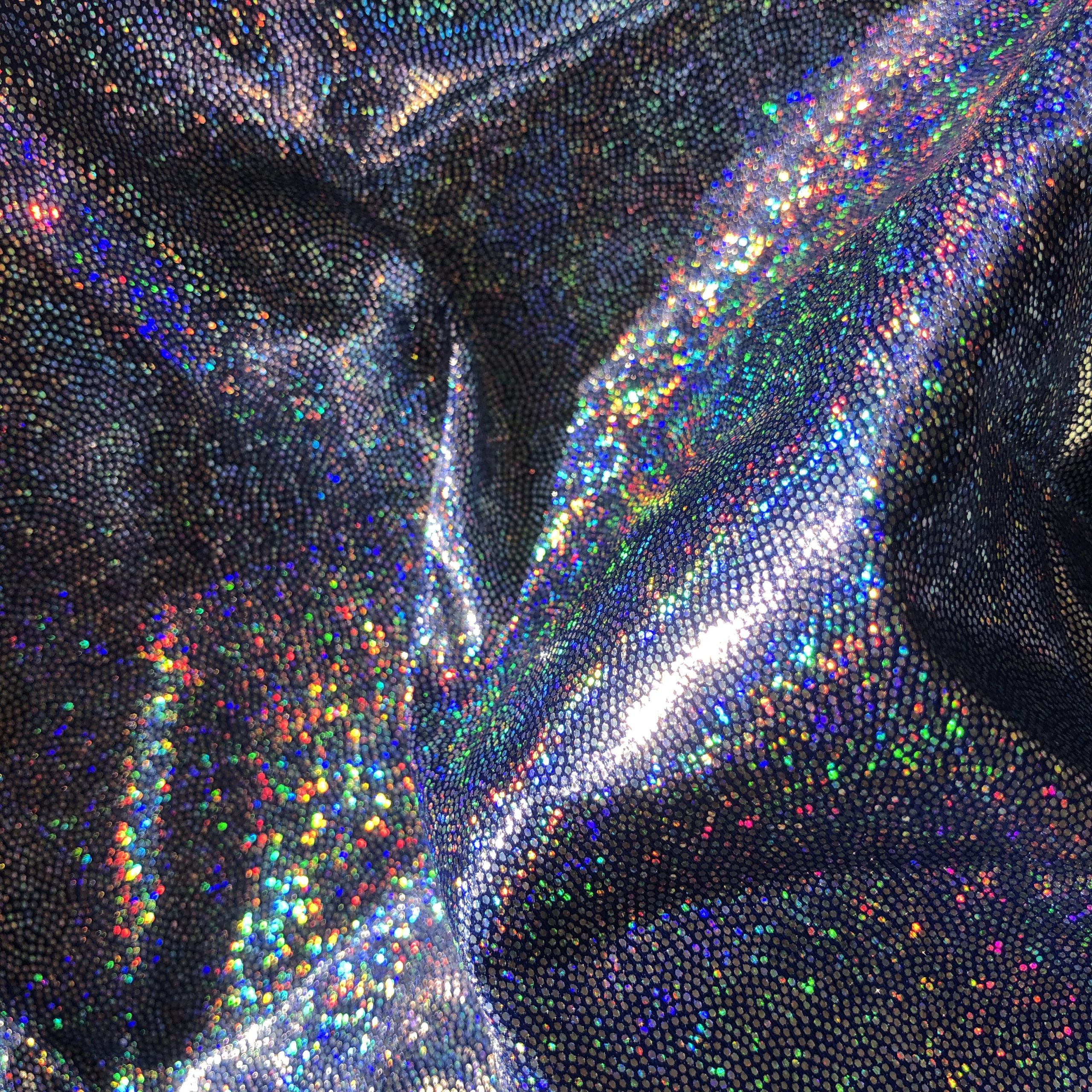 TELA HOLOGRÁFICA ESPECIAL BRILLO AZUL OSCURO