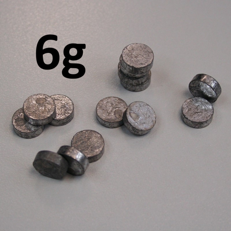 10 PLOMOS DE 6g