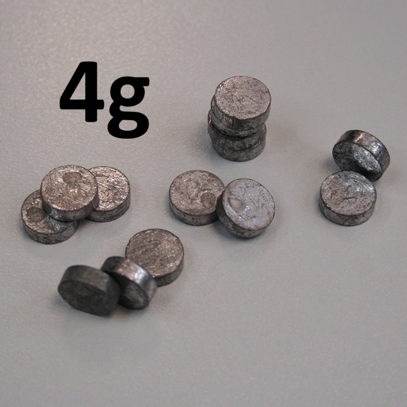10 PLOMOS DE 4g